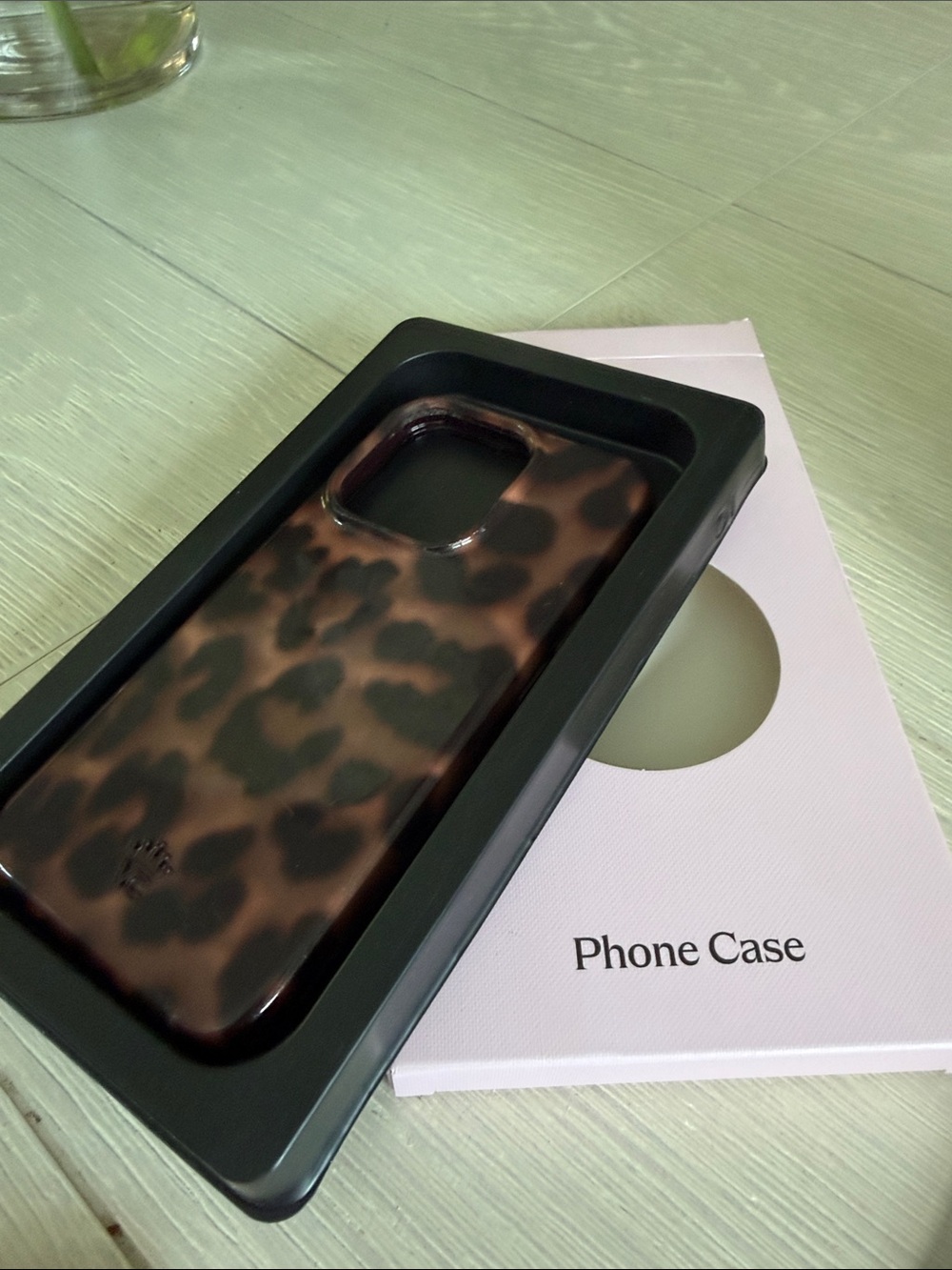 Velvet Caviar Leopard Print Phone Case - Brown & Black
